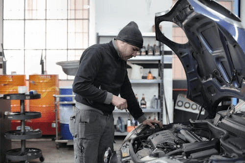 Car detailing and surface finishing service with polished finish